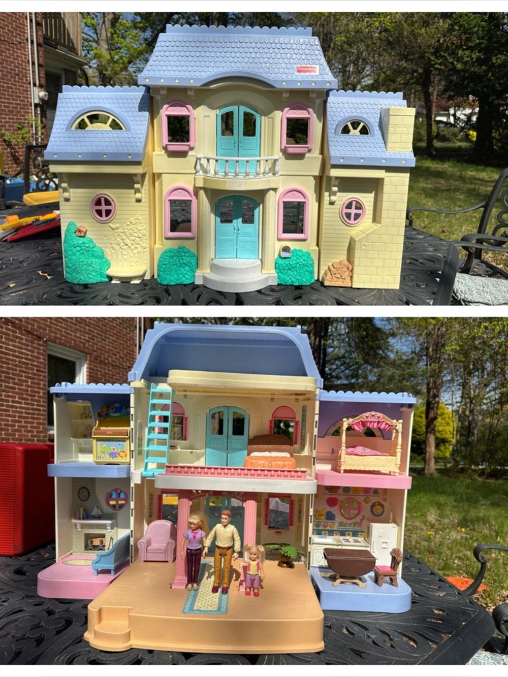 Fisher price loving dollhouse vintage & accessories
